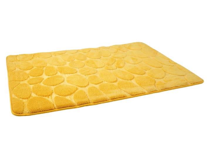 Badteppich Kiesel Gelb 50 × 8 cm