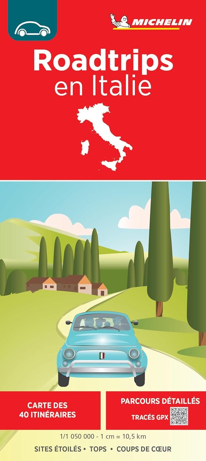 Carte routière - Roadtrips en Italie   Michelin
