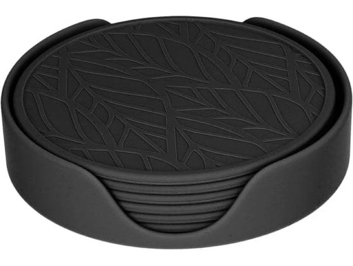 Tools2Cook - Siliconen Onderzetterset (7 stuks) Black Pepper