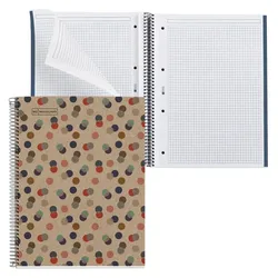MIQUELRIUS Eco Design Collegeblock DIN A4 kariert bunt