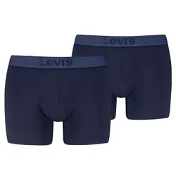 Levis 2P Men Twill Boxer Brief Marine Baumwolle Small Herren