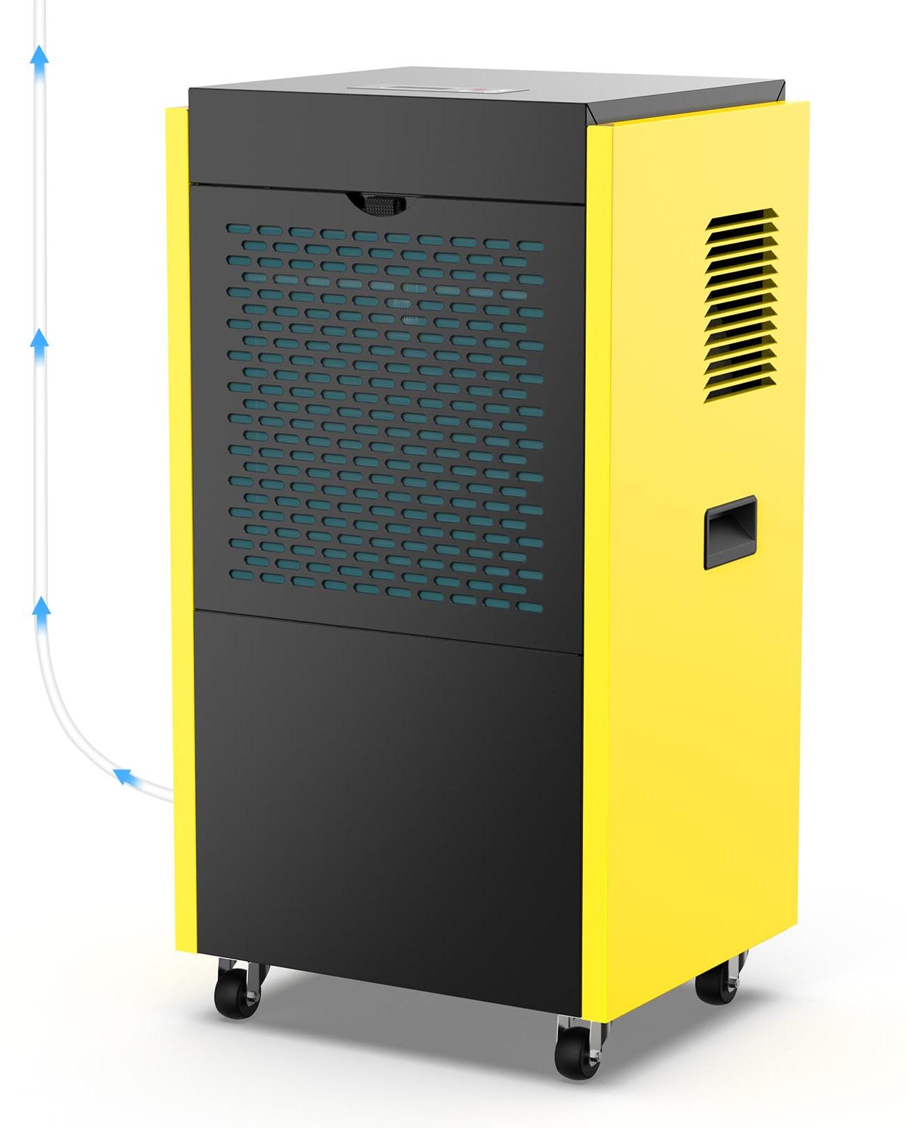 Bautrockner Luftentfeuchter - 90 Liter pro Tag - Mit Pumpe - Bis 260 m²
