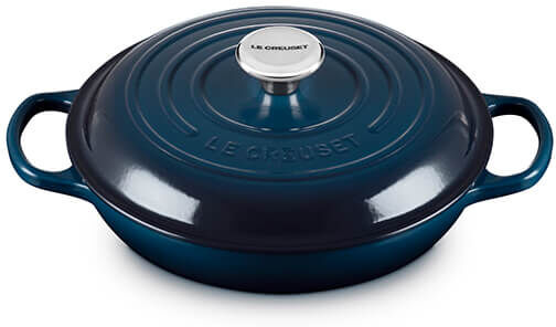 Le Creuset Signature Nuit Cast Iron 26cm Shallow Casserole