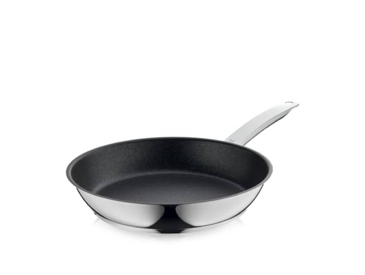 WMF Permadur Advance Bratpfanne Induktion 28 cm, Edelstahlpfanne, Cromargan Edelstahl beschichtet, backofenfest