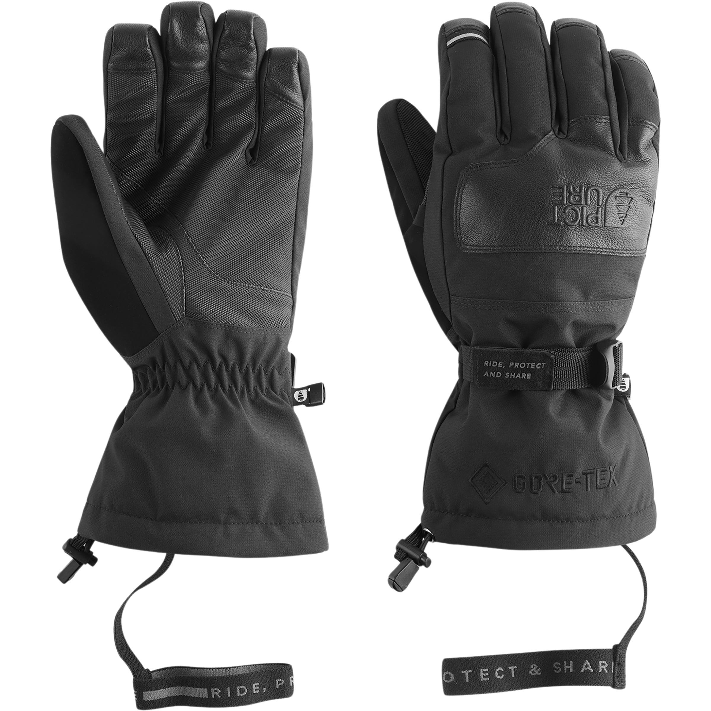 Picture Grab GTX Herren Fingerhandschuhe schwarz Größe 10 Freeride | Skifahren | Splitboard