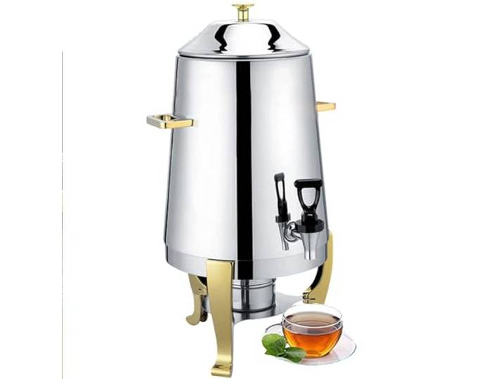 Kaffeemaschine, Safteimer, Kaffeekanne aus Edelstahl(Gold)