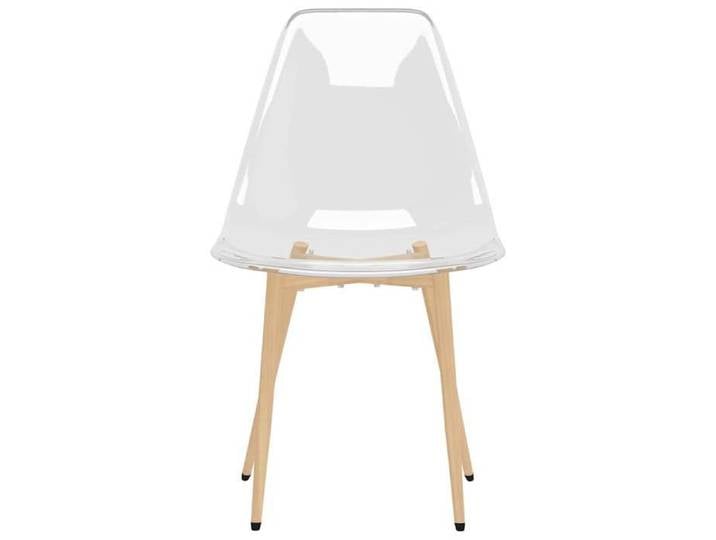 Fauteuil/Chaise - HAOSHOP - Chaises à manger lot de 6 Transparent PET&01_1143