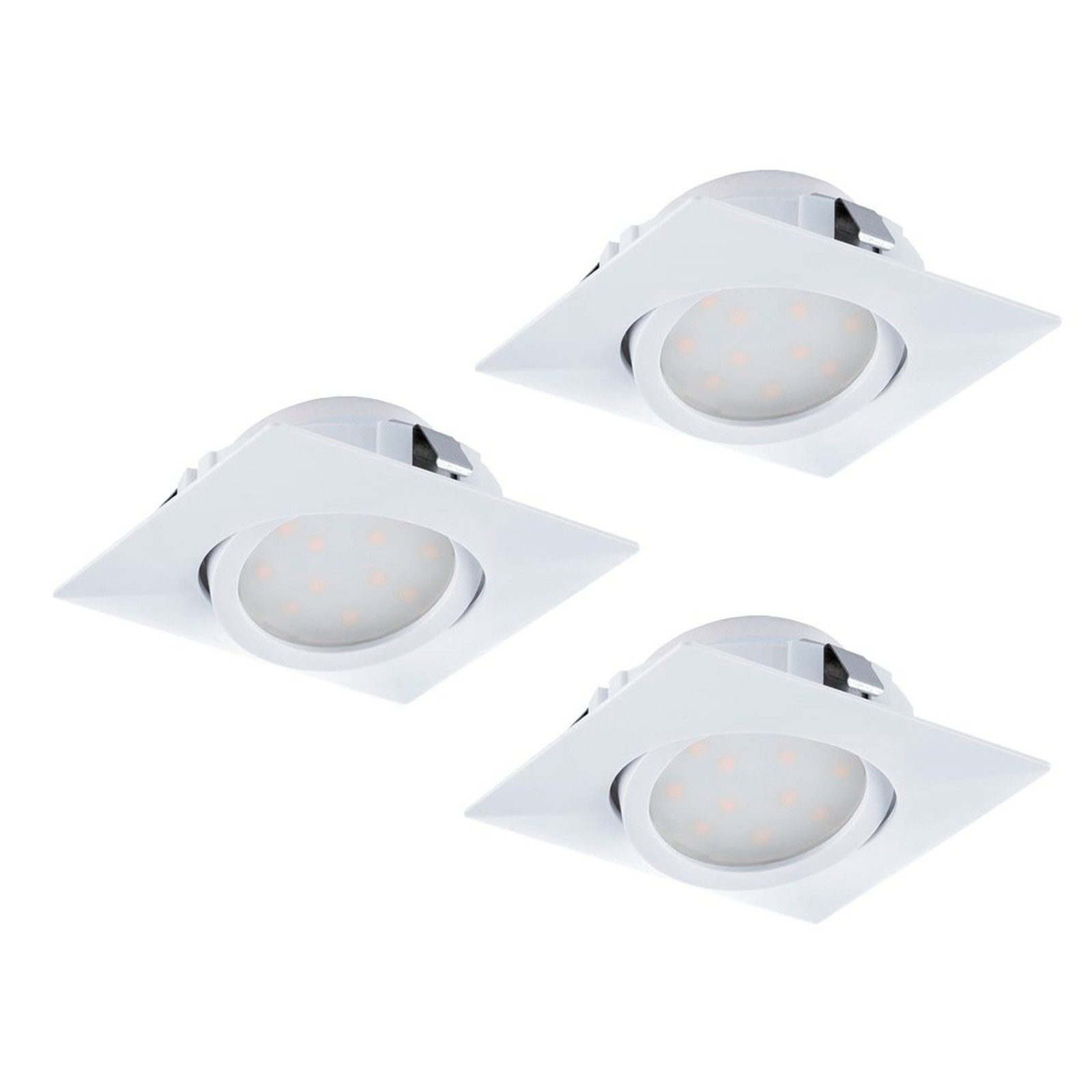 Eglo Pineda LED inbouwspot, wit, 6 W, 3000 K, 500 lm