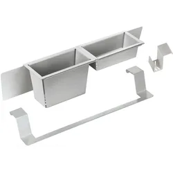 Neuesbad Set OF Zubehör, Edelstahl gebürstet NB1DEZZMK011O1