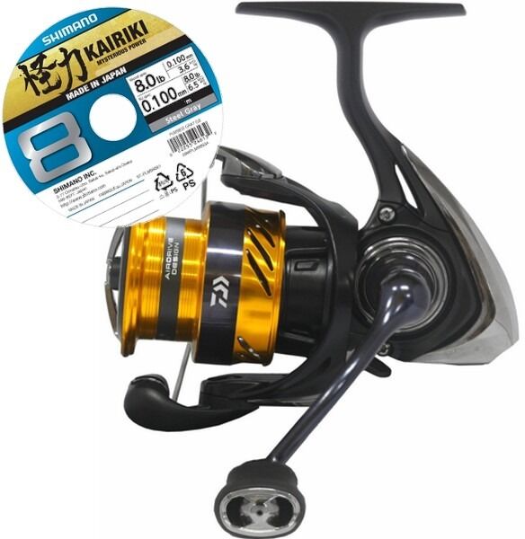 Daiwa 24 Ninja Bg Lt-4000-C M/påspolet Shimano Kairiki 8 0,16mm
