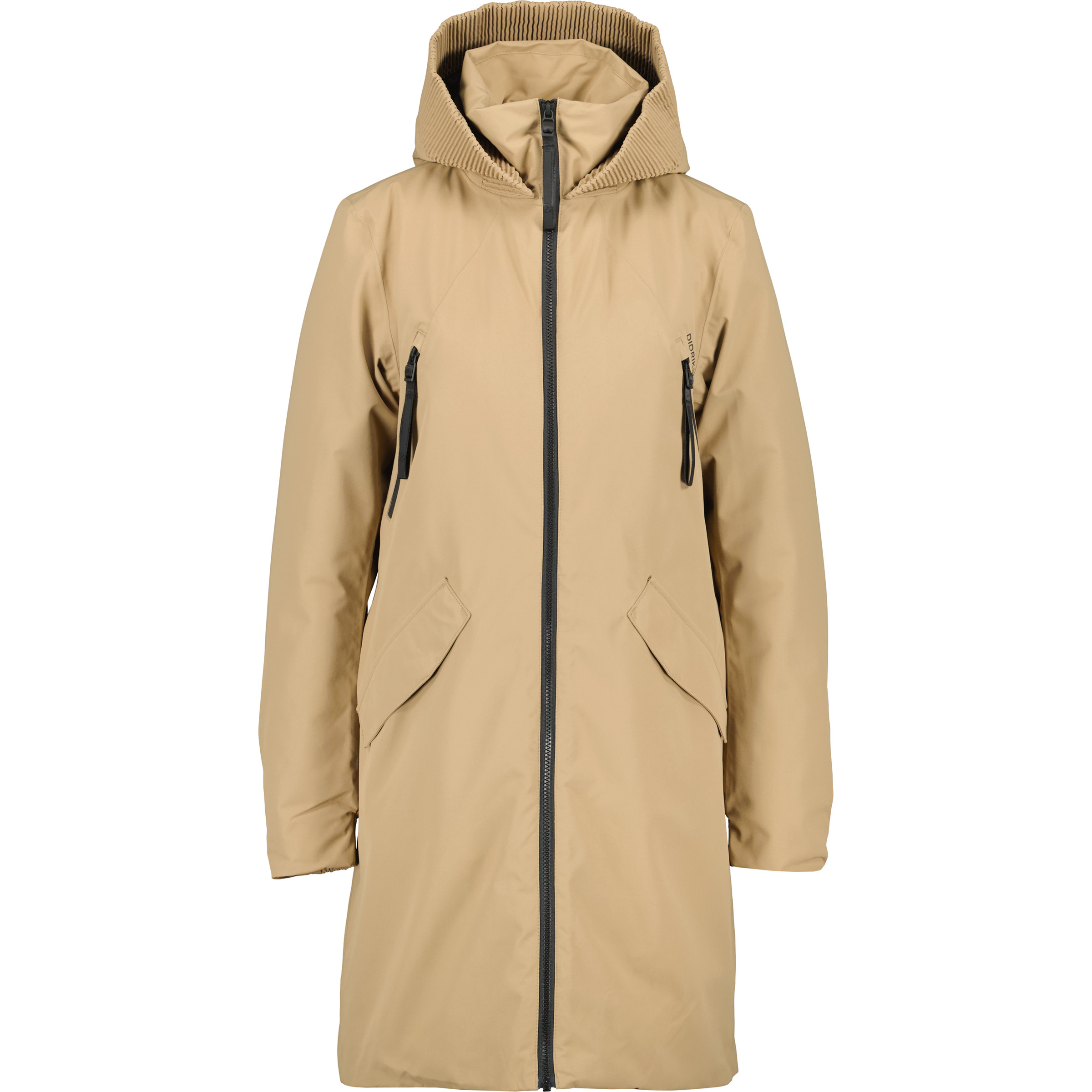 Didriksons Bente Parka Damen Winterjacke beige Größe XL Lifestyle Isolierend Wasserabweisend