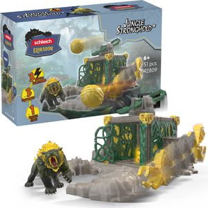 schleich Spielset ELDRADOR 42809, ab 6 Jahre, Jungle Stronghold, 51 Teile