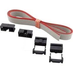 SET AWG28-26G - AWG 28-Set,1m Kabel+Stecker,26-pol,grau