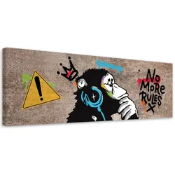 WANDBILD banksy dj affe