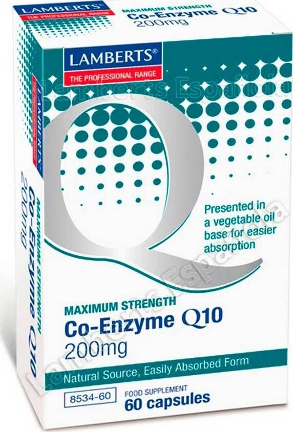 Lamberts Co Enzyme Q10 200mg 60cáps