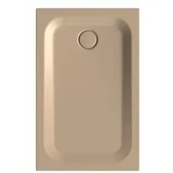 Bette BetteUltra Duschwanne 8725-425AE 110x70x3,5cm, Antirutsch/Pro, greige