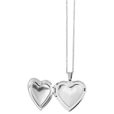 Kette ohne Anhänger ADELIA´S "Halskette – Medaillon aus Edelstahl 43+5", silber, Halsketten, Damen, 48cm, Edelstahl, Zum Verschenken an Menschen, die Ihnen am Herzen liegen