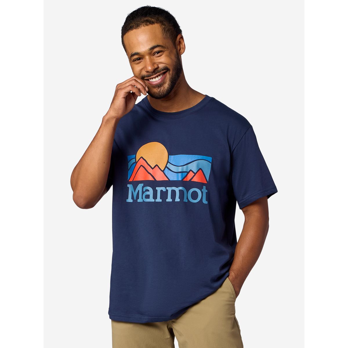 Marmot Coastal Tee Short Sleeve nightfall navy (42611) M M16940-42611-M