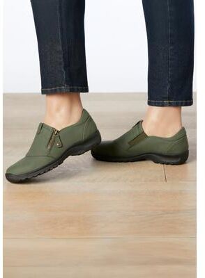 Women's The Aidan Flat by Comfortview in Dark Moss (Size 8 M)