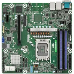 AsRock Mainboard EC266D4U micro-AATX Sockel 1700 DDR5-only Single (LGA 1700, Intel C266, mATX), Mainboard