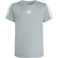 ADIDAS Kinder Shirt Training Essentials 3-Streifen, Größe 116 in Silber Silber