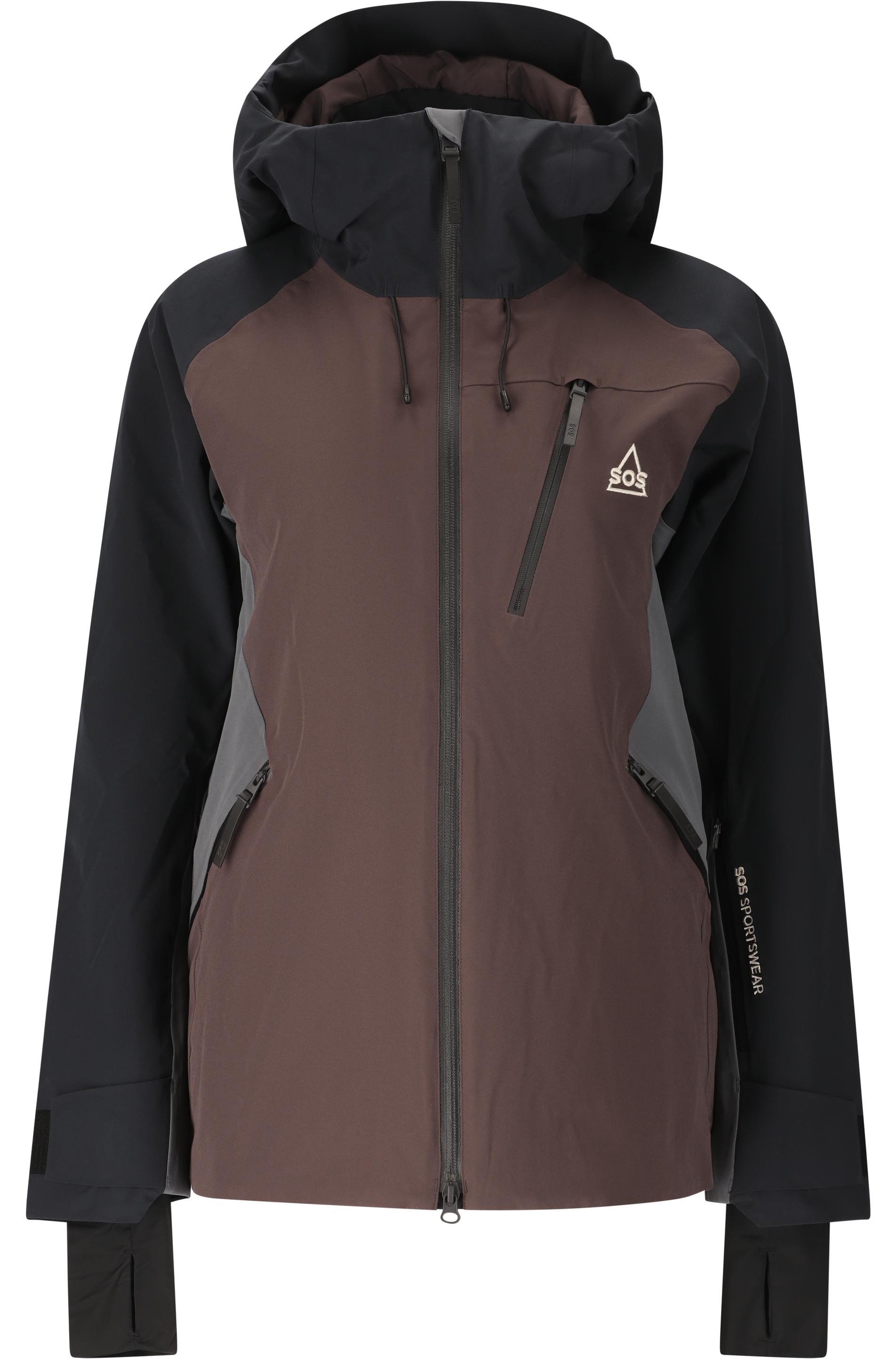SOS Skijacke Unbound mit wasserdichter Membran 1098 Shale Mud M
