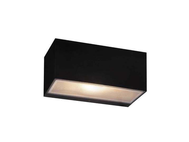 Asker Big Down LED Applique Murale d'Extérieur Noir - Norlys - Terrasse - Aluminium
