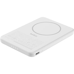 Belkin Powerbank BoostCharge 5K, weiß, 5000mAh, USB-C, MagSafe, Ladeleistung 15 Watt