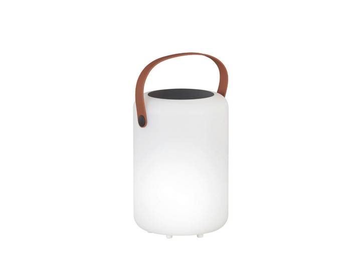 Schöner Wohnen Led-Aussenleuchte Orno, Weiß, Kunststoff, 20 cm, 3-fach schaltbar, LED-Leuchtmittel austauschbar, einfach zu transportieren, aufladbar über Usb, Lampen & Leuchten, Außenbeleuchtung, Außenleuchten