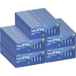 500x VARTA Industrial Pro AAA LR03 1,5V Alkaline – Micro 4003 Großgebinde