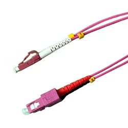 GRAFENTHAL GTOM4LCUSCU00100 InfiniBand/Glasfaserkabel 1 m LC SC Violett