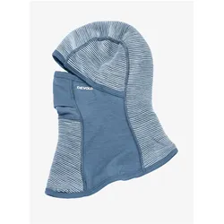 Devold, Unisex, Sturmhaube + Halsschlauch, Reverso Merino Balaclava, Grau, Blau, One Size