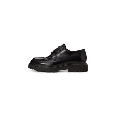 Schnürschuh MARC O'POLO "Model Phil 10", Herren, Gr. 42, Synthetik, schwarz, Leder, unifarben, Schuhe Schnürschuh, Halbschuh, Schnürer mit Profilsohle