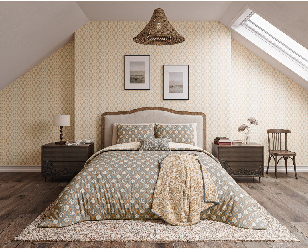 Helena Springfield Woodland Trellis Duvet Cover Set Kingsize Duvet Cover + 2 Pillowcases