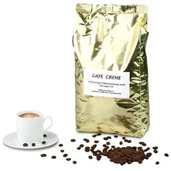 Kaffee Creme 1 kg - Kaffeebohnen-Mischung - Schweizer Art / Arabica
