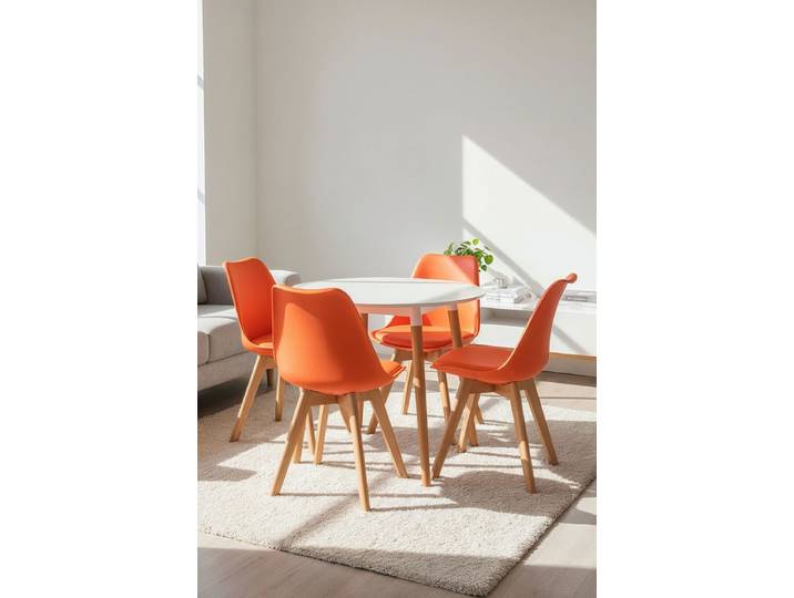 4er Set Synk Basic Stühle - Orange