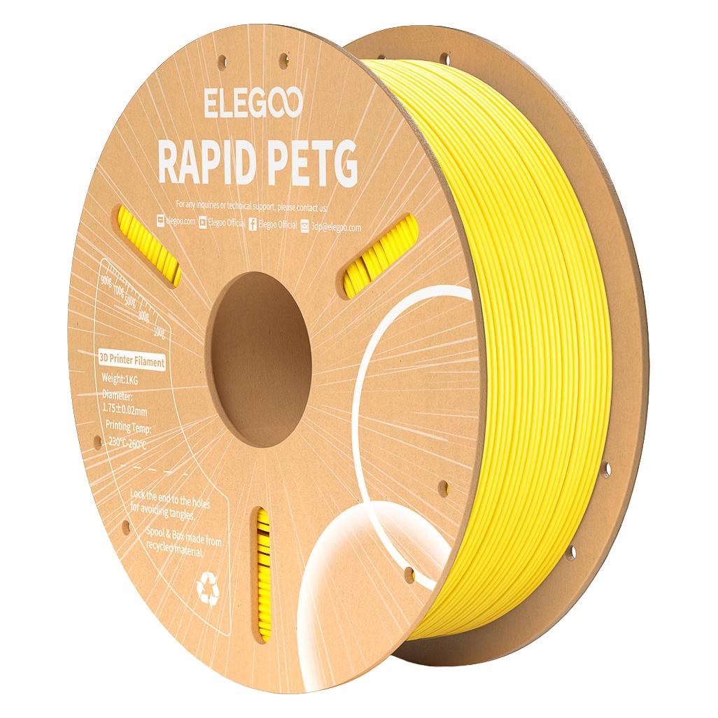 Elegoo RAPID PETG 1,75mm YELLOW 1kg 3D FILAMENT (PETG, 1000 g, 1.75 mm) (50.203.0221)