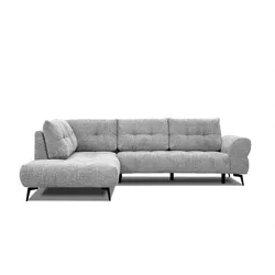 ECKSOFA SALVINI 5-Sitzer, grau