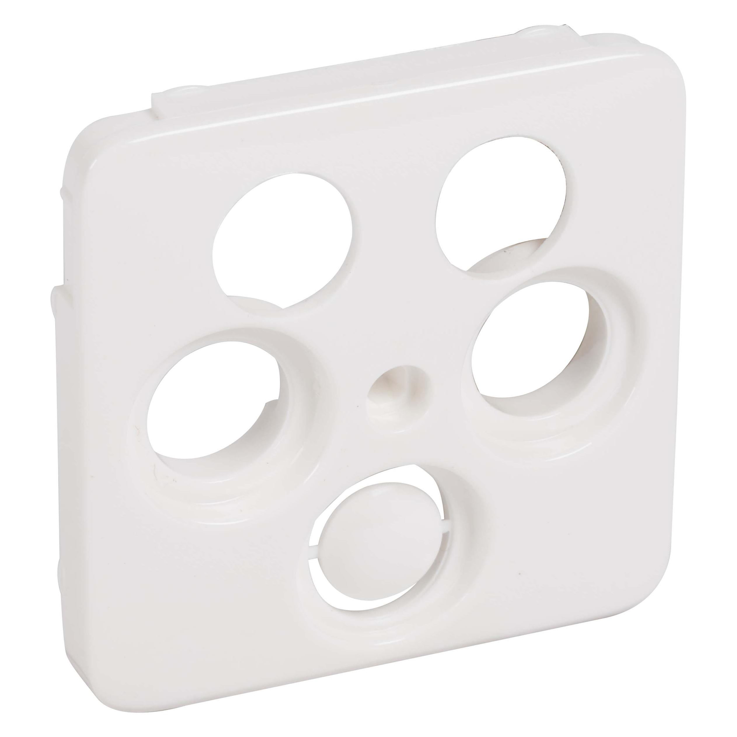 Legrand CREO Koax-Abdeckung 776280 ultraweiss 4-LOCH Ankaro (776280)