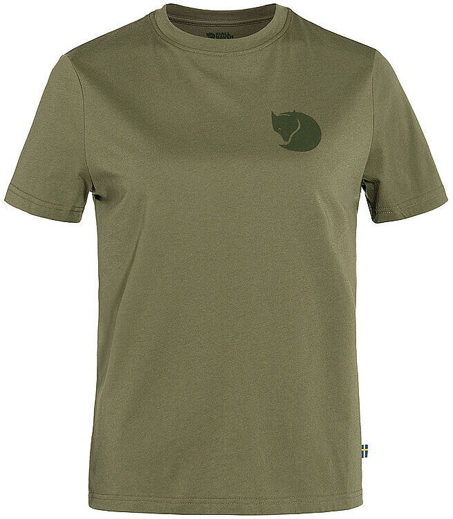 FJÄLLRÄVEN Damen Funktionsshirt Fox Boxy Logo olive   S W