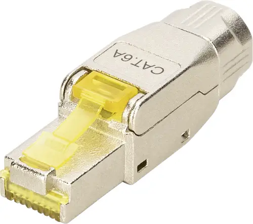 Digitus DN-93638 RJ45-Einbaumodul Modul-Steckgesicht CAT 6a 1St.