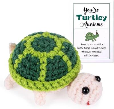 Uplifted Finds Artisan Emotional Support Plush   Handmade Creative Crochet Totem   Executive Desktop & Home Studio Sanctuary Decor h5