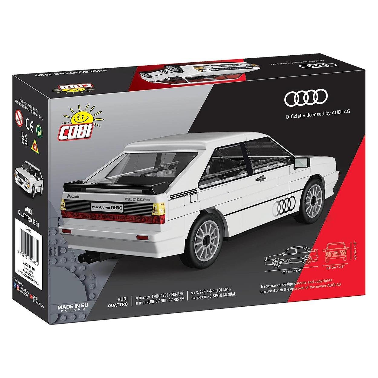 Cobi 88 PCS AUDI /24665/ QUATTRO WHITE (COBI-24665)
