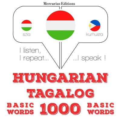 Magyar - tagalog: 1000 alapszó - JM Gardner, Audio, 9782821149045