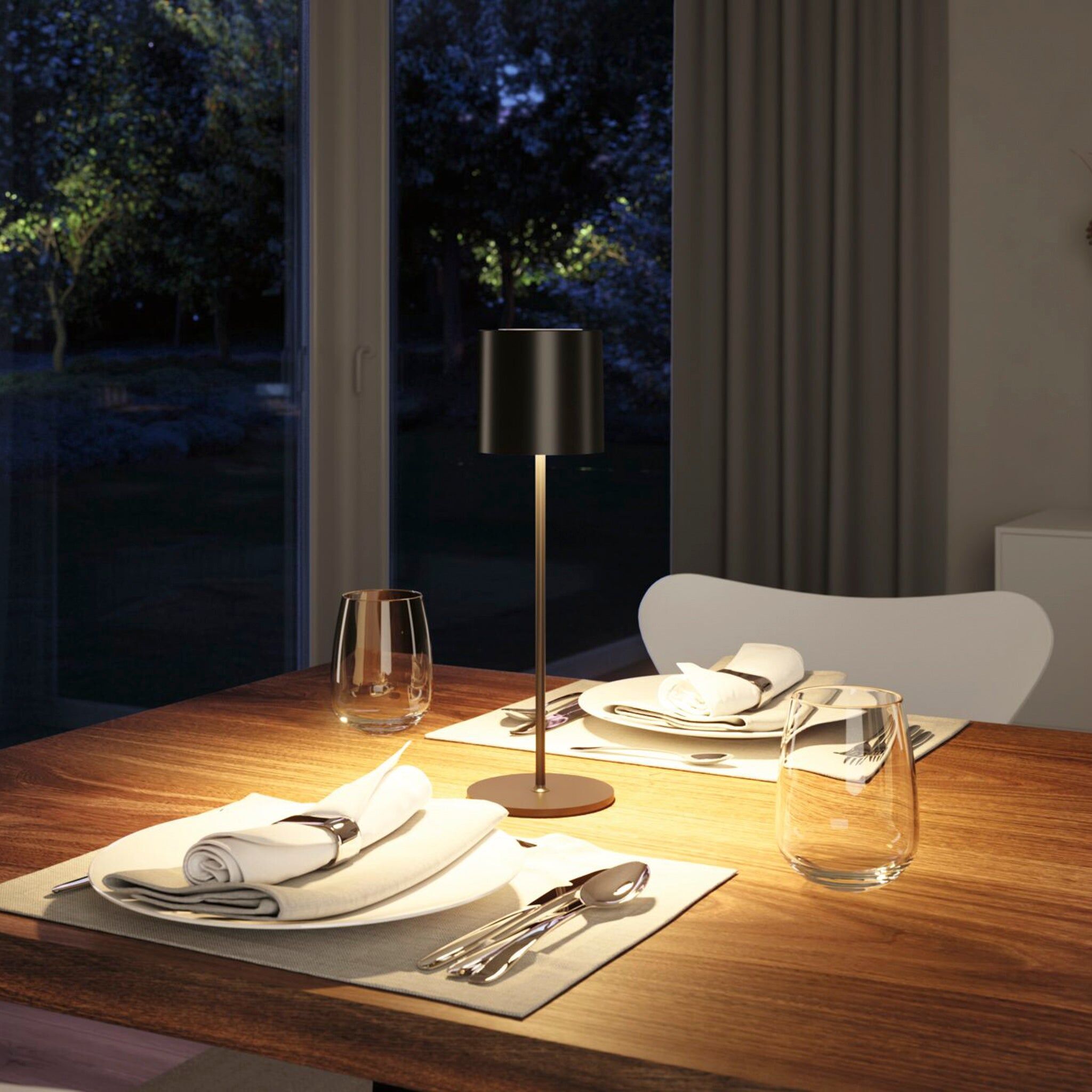 Paulmann - Tuni 2.8W LED Mobile Table Lamp in Black Matt