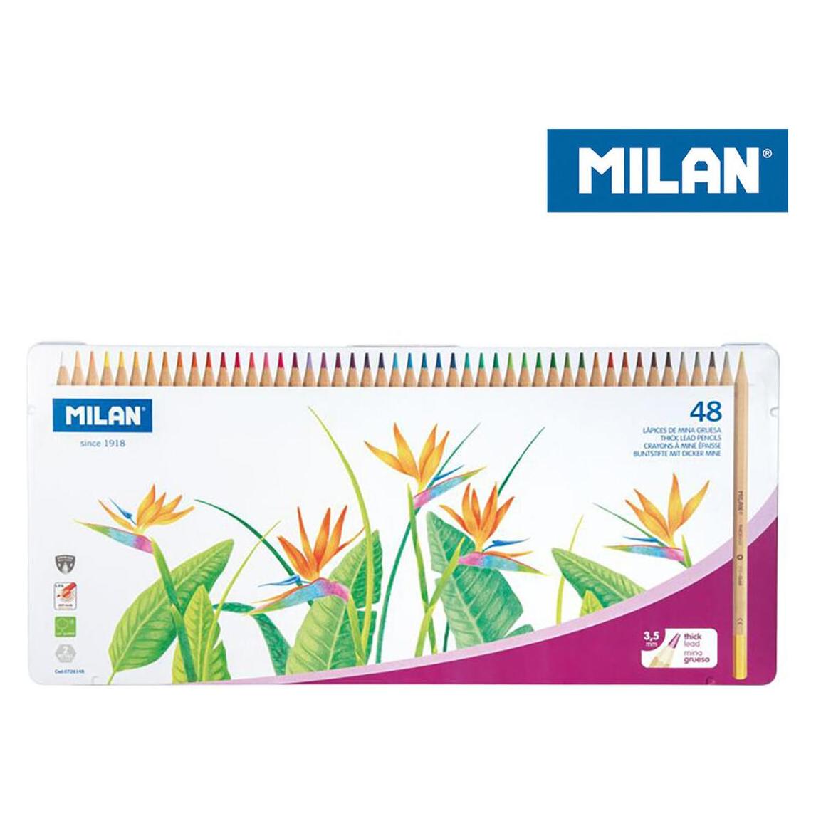 Milan Sechskant-Buntstifte 48 Farben 0726148 S. 1 (48x) (0726148 MILAN)