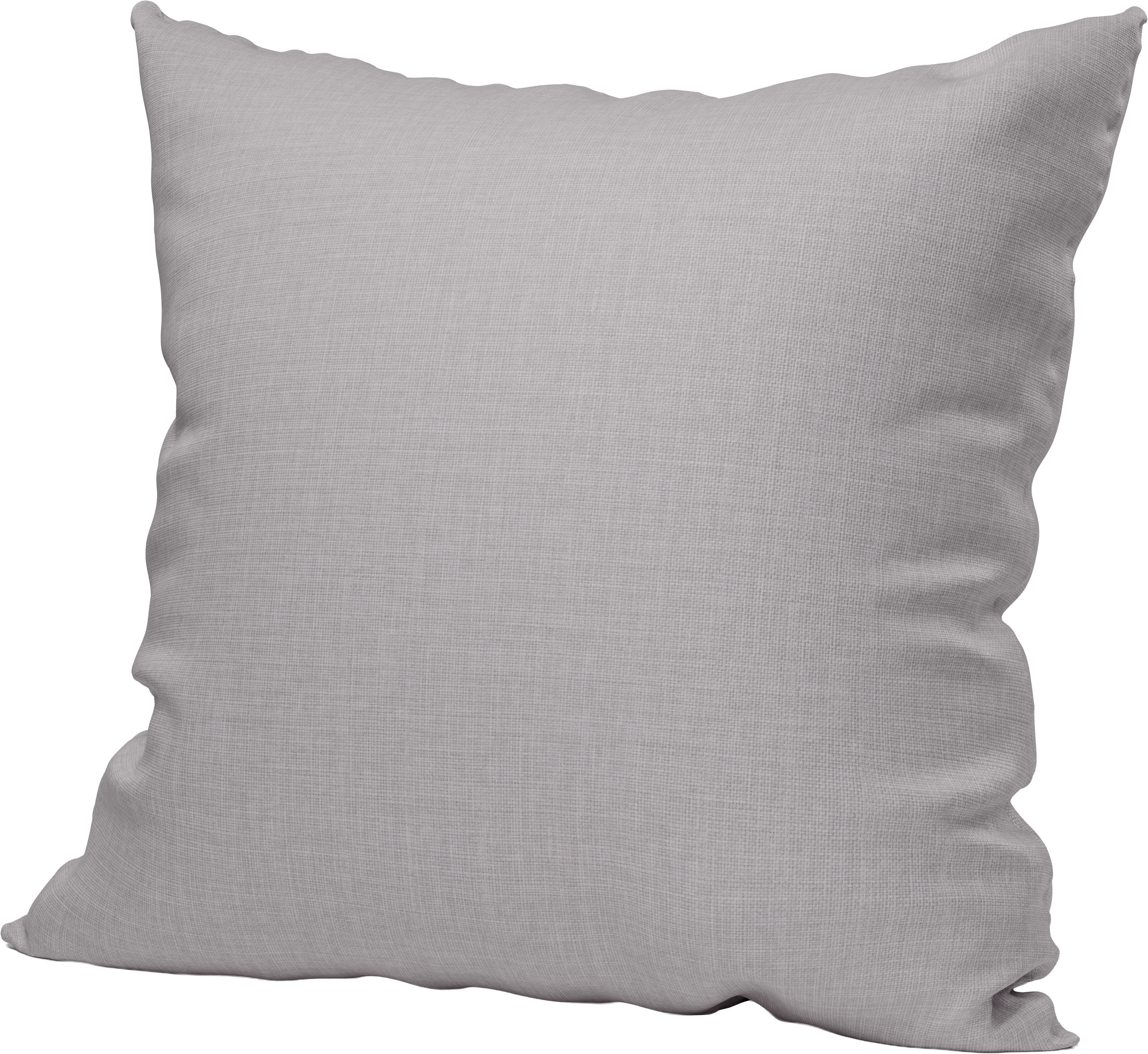 Dekokissen HOMING "St. Tropez" Gr. 1, silber (silberfarben, unifarben), B:40cm L:40cm, Polyester, Dekokissen_Sitzkissen_Kissenhüllen, Dekokissen, Pflegeleicht