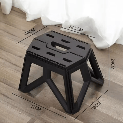 Portable Folding Outdoor Stool High Load Bearing Camping And Fishing Chair black