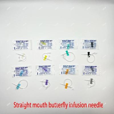 Uplift Picks Disposable Pet IV Infusion Butterfly Needle For Veterinary Fluid Therapy random Color (26g) 100 Pcs