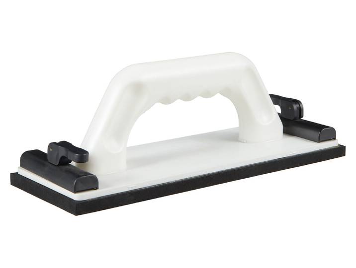 Ayce Handschleifer Kunststoff mit Zellkautschukbelag 24 × 8 cm